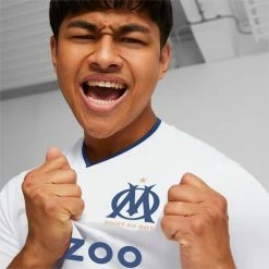 Puma Olympique De Marseille Home '22/'23 Men's Replica Jersey -Shoes Sales Store 23 Mens Replica Jersey 25