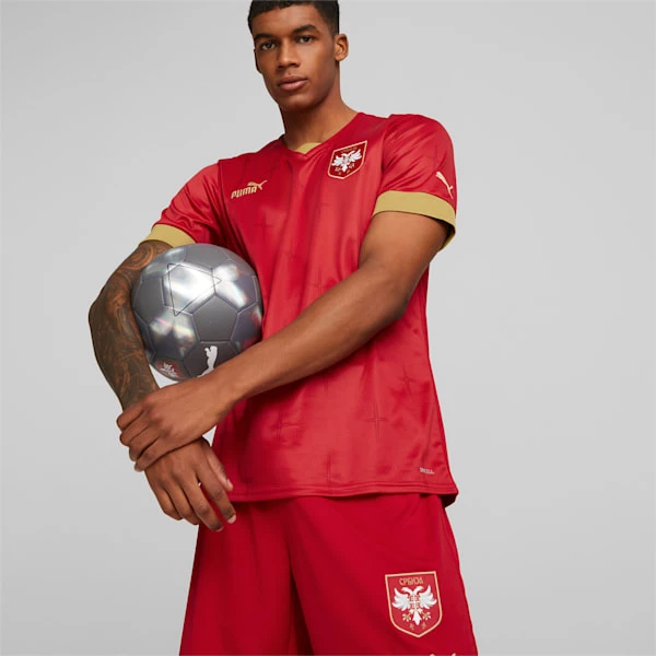 Puma Serbia Home '22/'23 Men's Replica Jersey 1 Puma Serbia Home '22/'23 Men's Replica Jersey