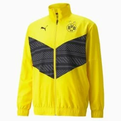 Puma BVB Prematch Men's Soccer Jacket -Shoes Sales Store BVB Prematch Mens Soccer Jacket 3