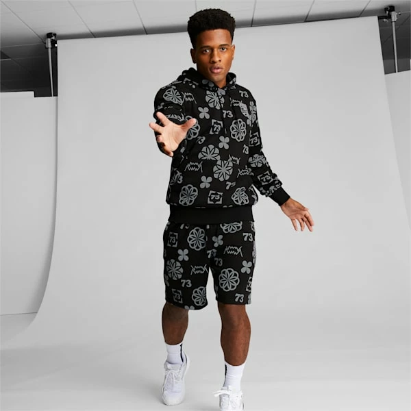 Puma Booster Clyde Print Men's Basketball Shorts 2 Puma Booster Clyde Print Men's Basketball Shorts - Image 2