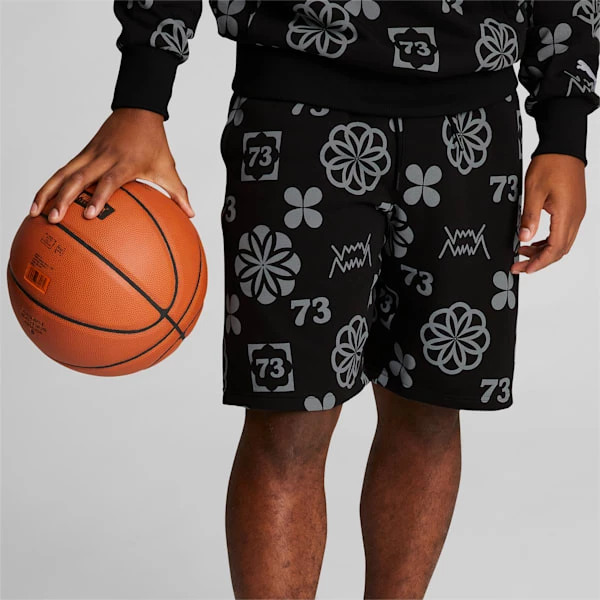 Puma Booster Clyde Print Men's Basketball Shorts 1 Puma Booster Clyde Print Men's Basketball Shorts