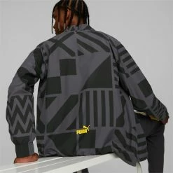 Puma Borussia Dortmund Soccer Men's Prematch Jacket -Shoes Sales Store Borussia Dortmund Soccer Mens Prematch Jacket 2