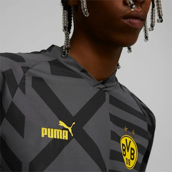 Puma Borussia Dortmund Soccer Men's Prematch Jersey 4 Puma Borussia Dortmund Soccer Men's Prematch Jersey - Image 4