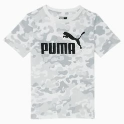 Puma Camo Pack Little Kids' Logo Tee