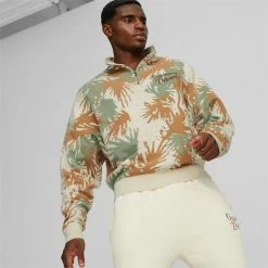 Puma Childhood Dreams Men's Basketball Quarter Zip Sweatshirt