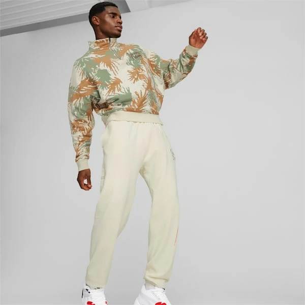 Puma Childhood Dreams Men's Basketball Quarter Zip Sweatshirt 4 Puma Childhood Dreams Men's Basketball Quarter Zip Sweatshirt - Image 4