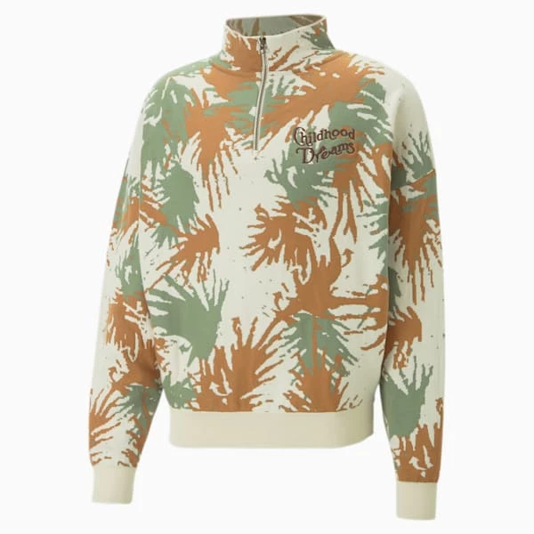 Puma Childhood Dreams Men's Basketball Quarter Zip Sweatshirt 6 Puma Childhood Dreams Men's Basketball Quarter Zip Sweatshirt - Image 6