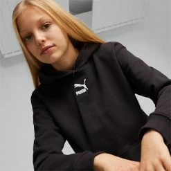 Puma Classics Big Kids' Cropped Hoodie
