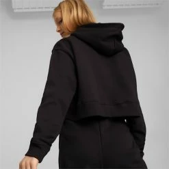 Puma Classics Big Kids' Cropped Hoodie -Shoes Sales Store Classics Big Kids Cropped Hoodie 3