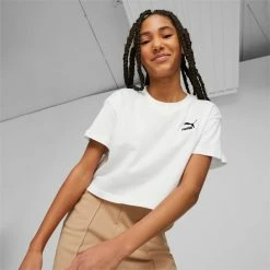 Puma Classics Big Kids' Cropped Tee