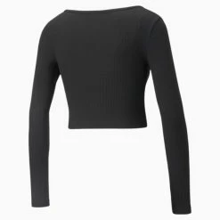 Classics Ribbed Long Sleeve Women's Tee -Shoes Sales Store Classics Ribbed Long Sleeve Womens Tee 4