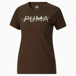 Puma Double Up Women's Logo Tee -Shoes Sales Store Double Up Womens Logo Tee 3