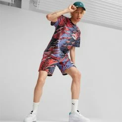 Puma Fandom Printed Men's Shorts -Shoes Sales Store Fandom Printed Mens Shorts 2