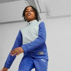 Puma Fit Big Kids' Quarter-Zip Top