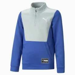 Puma Fit Big Kids' Quarter-Zip Top -Shoes Sales Store Fit Big Kids Quarter Zip Top 4