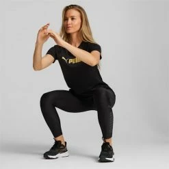 Puma Fit Women's Training Logo Tee -Shoes Sales Store Fit Womens Training Logo Tee 10