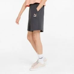 Puma GRL Relaxed Fit Shorts Big Kids