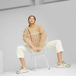 Puma Infuse Women's Mock Neck Sweatshirt -Shoes Sales Store Infuse Womens Mock Neck Sweatshirt 4