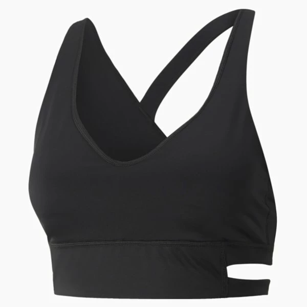 Puma Mid Impact Fashion Luxe Women's Sports Bra 6 Puma Mid Impact Fashion Luxe Women's Sports Bra - Image 6