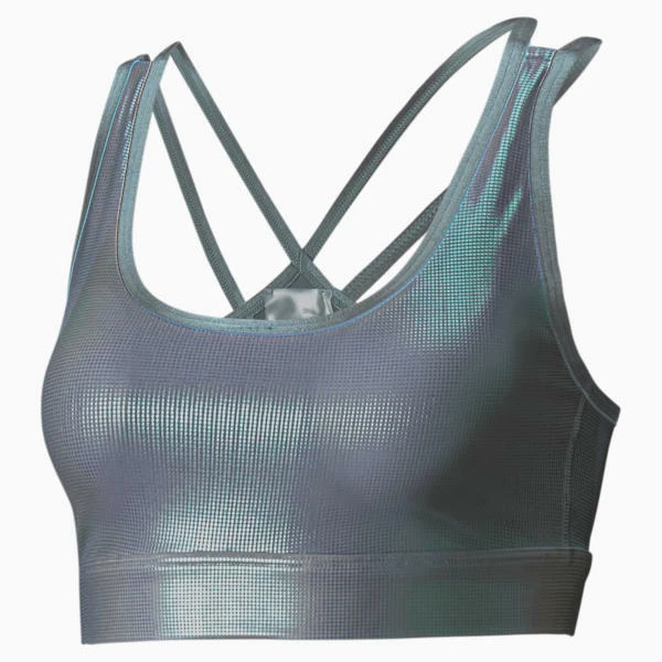 Puma Mid Impact Printed Women's Sports Bra 5 Puma Mid Impact Printed Women's Sports Bra - Image 5