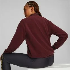 PUMA Fit Women's Sherpa Training Jacket -Shoes Sales Store PUMA Fit Womens Sherpa Training Jacket 2