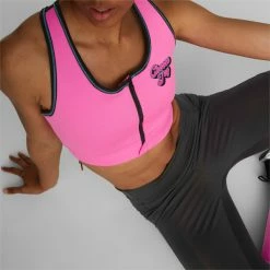 PUMA X BARBELLS FOR BOOBS Front-Zip Women's Sports Bra -Shoes Sales Store PUMA x BARBELLS FOR BOOBS Front Zip Womens Sports Bra 4