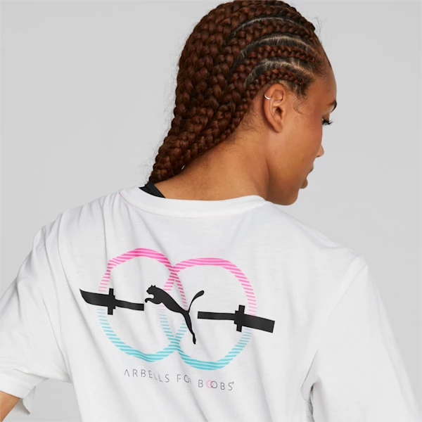 PUMA X BARBELLS FOR BOOBS Training Tee 2 PUMA X BARBELLS FOR BOOBS Training Tee - Image 2