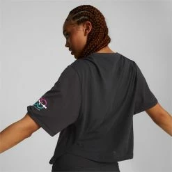 PUMA X BARBELLS FOR BOOBS Women's Training Crop Top -Shoes Sales Store PUMA x BARBELLS FOR BOOBS Womens Training Crop Top 8