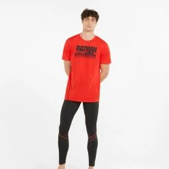 PUMA X BATMAN Perforated Men's Training Tee -Shoes Sales Store PUMA x BATMAN Perforated Mens Training Tee 2