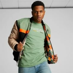 PUMA X BLACK FIVES Men's Basketball Bomber Jacket -Shoes Sales Store PUMA x BLACK FIVES Mens Basketball Bomber Jacket 2