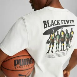PUMA X BLACK FIVES Men's Short Sleeve Basketball Tee -Shoes Sales Store PUMA x BLACK FIVES Mens Short Sleeve Basketball Tee 4