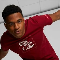PUMA X COCA-COLA Men's Graphic Tee -Shoes Sales Store PUMA x COCA COLA Mens Graphic Tee 2