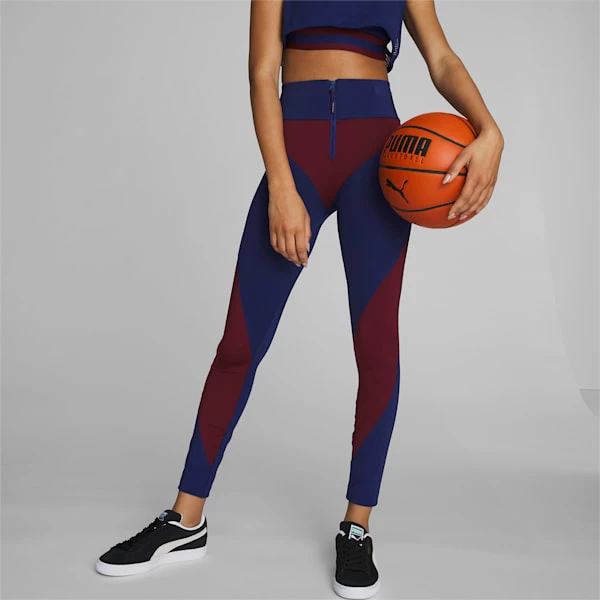 PUMA X JUNE AMBROSE Keeping Score Lay Up Basketball Leggings 2 PUMA X JUNE AMBROSE Keeping Score Lay Up Basketball Leggings - Image 2