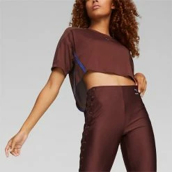 PUMA X KOCHE PUMA X KOCHÉ Women's Cropped Short Sleeve Tee -Shoes Sales Store PUMA x KOCHE Womens Cropped Short Sleeve Tee 15