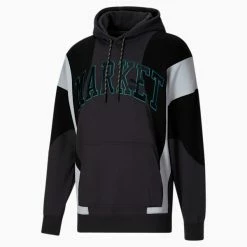 PUMA X MARKET Men's Relaxed Hoodie -Shoes Sales Store PUMA x MARKET Mens Relaxed Hoodie 3
