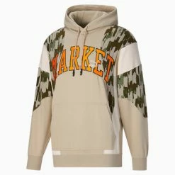 PUMA X MARKET Men's Relaxed Hoodie 9 PUMA X MARKET Men's Relaxed Hoodie -Shoes Sales Store PUMA x MARKET Mens Relaxed Hoodie 9