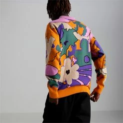 PUMA X P.A.M. PUMA X PERKS AND MINI Long Sleeve Knitted Polo Shirt -Shoes Sales Store PUMA x PERKS AND MINI Long Sleeve Knitted Polo Shirt 3