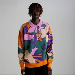 PUMA X P.A.M. PUMA X PERKS AND MINI Long Sleeve Knitted Polo Shirt -Shoes Sales Store PUMA x PERKS AND MINI Long Sleeve Knitted Polo Shirt 5