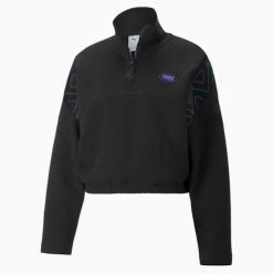 PUMA X P.A.M. PUMA X PERKS AND MINI Women's Half-Zip Sweatshirt