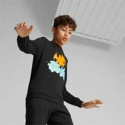PUMA X POKEMON PUMA X POKÉMON Big Kids' Crewneck Sweatshirt