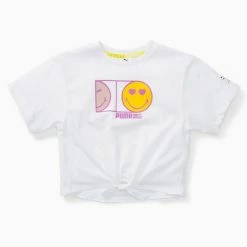 PUMA X SMILEYWORLD Kids' Knot Tee -Shoes Sales Store PUMA x SMILEYWORLD Kids Knot Tee 4