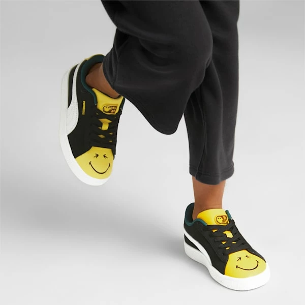 PUMA X SMILEYWORLD Suede Little Kids' Sneakers 4 PUMA X SMILEYWORLD Suede Little Kids' Sneakers - Image 4