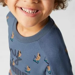 PUMA X TINY COTTONS Little Kids' Printed Crew Neck Sweatshirt -Shoes Sales Store PUMA x TINY COTTONS Little Kids Printed Crew Neck Sweatshirt 3