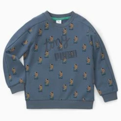 PUMA X TINY COTTONS Little Kids' Printed Crew Neck Sweatshirt -Shoes Sales Store PUMA x TINY COTTONS Little Kids Printed Crew Neck Sweatshirt 5