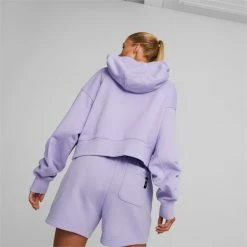 Puma Pivot Cropped Women's Basketball Hoodie -Shoes Sales Store Pivot Cropped Womens Basketball Hoodie 2