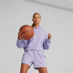 Puma Pivot Cropped Women's Basketball Hoodie -Shoes Sales Store Pivot Cropped Womens Basketball Hoodie 4