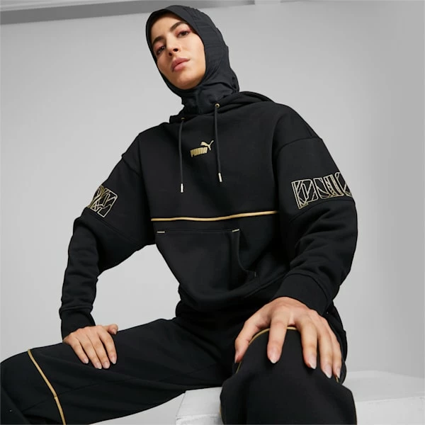 Puma Power Deco Glam Women's Hoodie 1 Puma Power Deco Glam Women's Hoodie