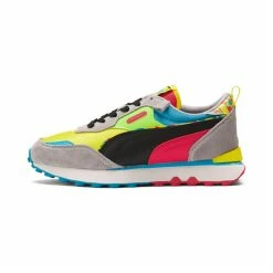 Puma Rider FV Charcoal & Paint Big Kids' Sneakers