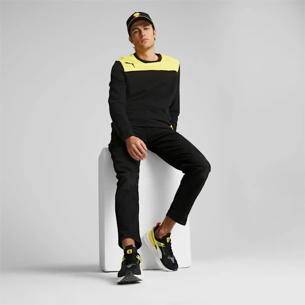 Puma Scuderia Ferrari Race Assembly Crew Motorsport Men's Sweatshirt 3 Puma Scuderia Ferrari Race Assembly Crew Motorsport Men's Sweatshirt - Image 3