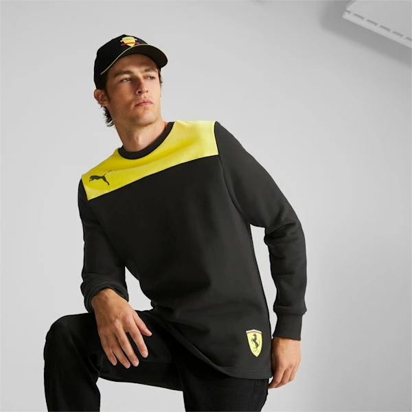 Puma Scuderia Ferrari Race Assembly Crew Motorsport Men's Sweatshirt 1 Puma Scuderia Ferrari Race Assembly Crew Motorsport Men's Sweatshirt